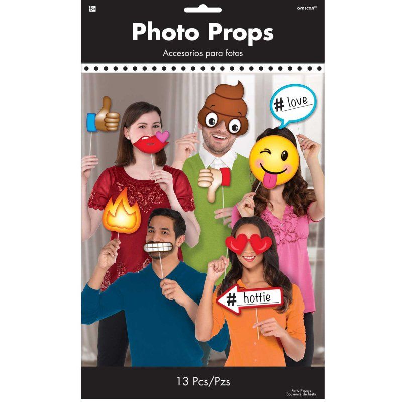 Vibrant photo booth props pack featuring 13 fun phrases to enhance parties and create memorable moments.