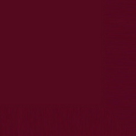 Pack of 20 elegant berry-colored lunch napkins, perfect for any dining occasion and made from eco-friendly materials.