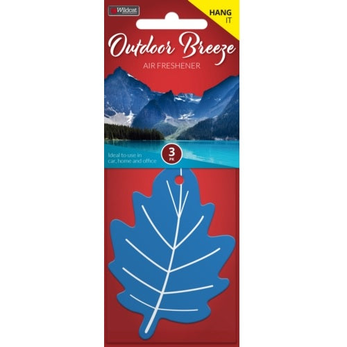 Air Freshener Leaf Outdoor Breeze Pk3