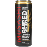 Musashi Passionfruit Shred Energy Drink 12 x 355ml