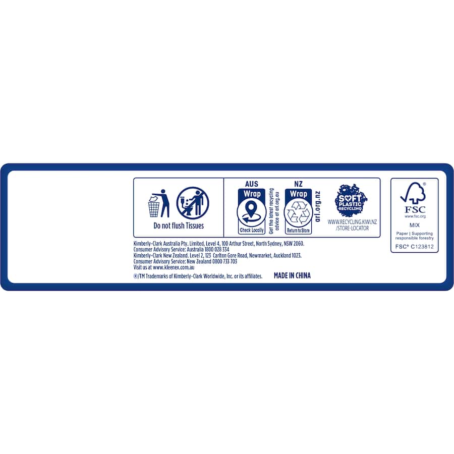 Kleenex Ultra Soft Tissues Pocket Pack 60's 6pack