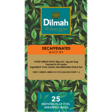 Decaffeinated Black Tea Bags - Dilmah - 25 Enveloped Bags