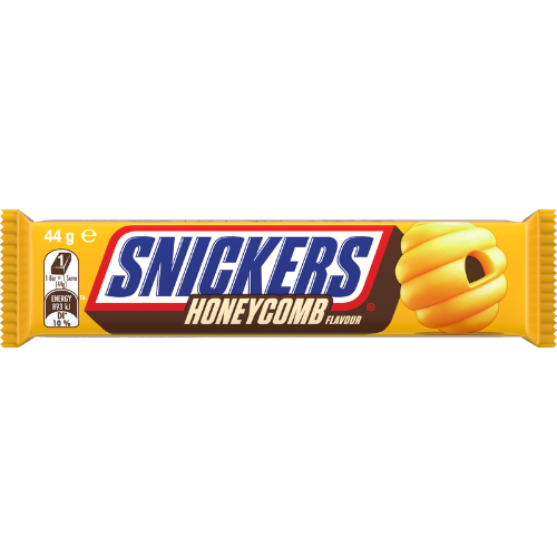 Honeycomb Milk Chocolate Bars - Snickers - 25 x 44g
