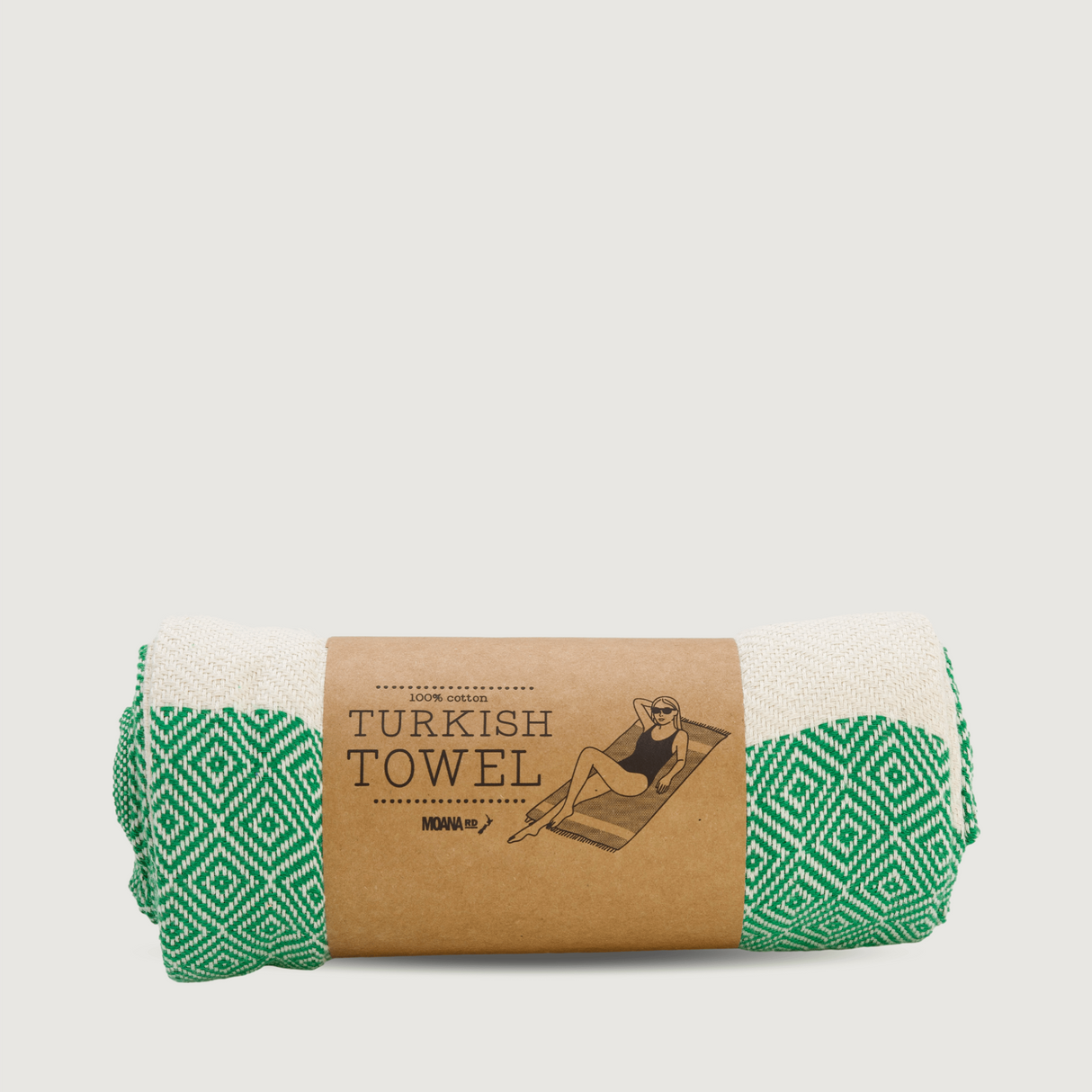 Moana Road - Turkish Towel - Green - 2 units