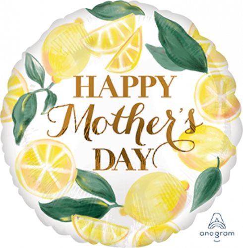 45cm Standard Hx Happy Mothers Day Lemons