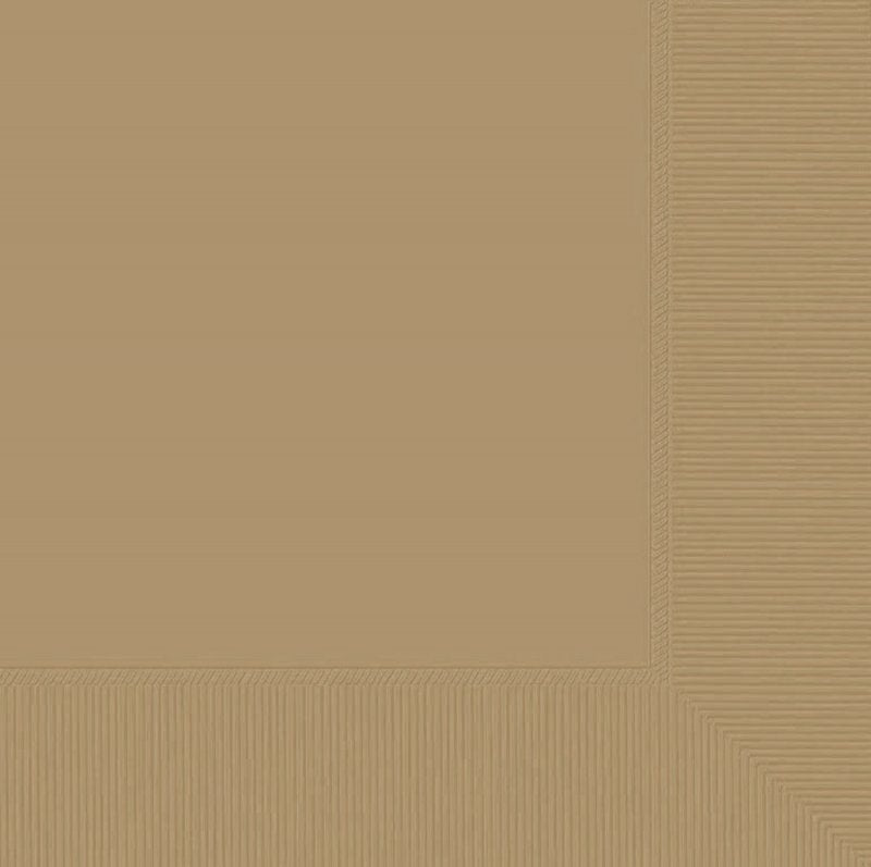 Pack of 16 eco-friendly Kraft lunch napkins, sturdy and absorbent for everyday meals and special occasions.