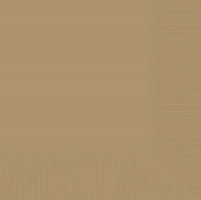 Pack of 16 eco-friendly Kraft lunch napkins, sturdy and absorbent for everyday meals and special occasions.
