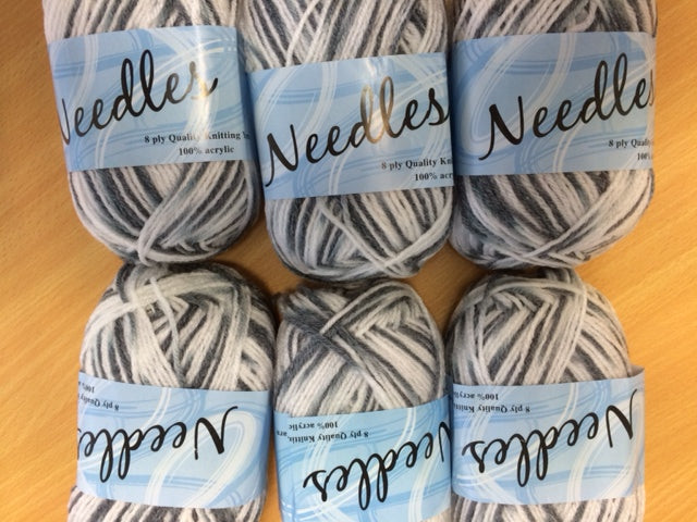 Acrylic Two Tone Knitting Yarn Colour 10 x 6 units