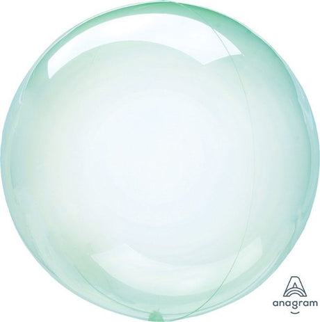 Vibrant green 12-inch round balloon, perfect for stylish party decorations and long-lasting float time.