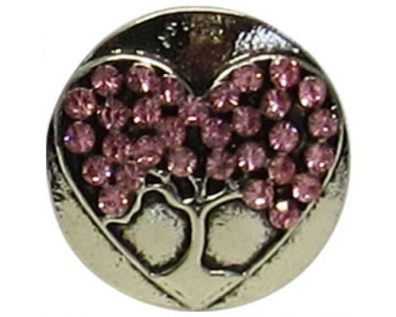 Heart-shaped Tree of Life pendant symbolizing love and unity, crafted from high-quality materials for elegant accessories.