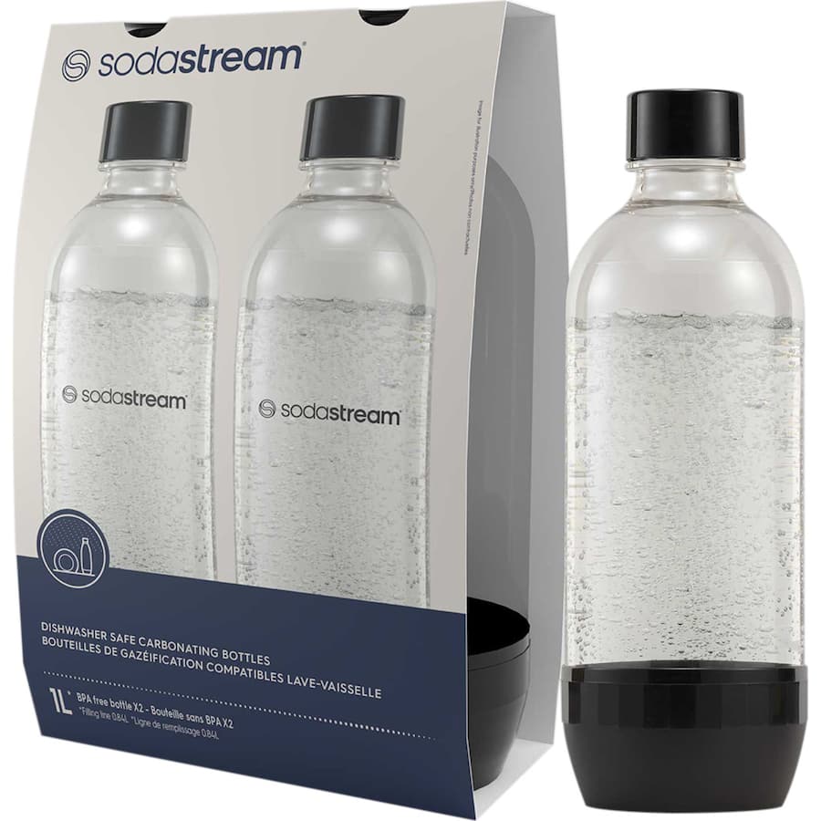 Soda Stream Carbonating Bottles  2 pack 1L