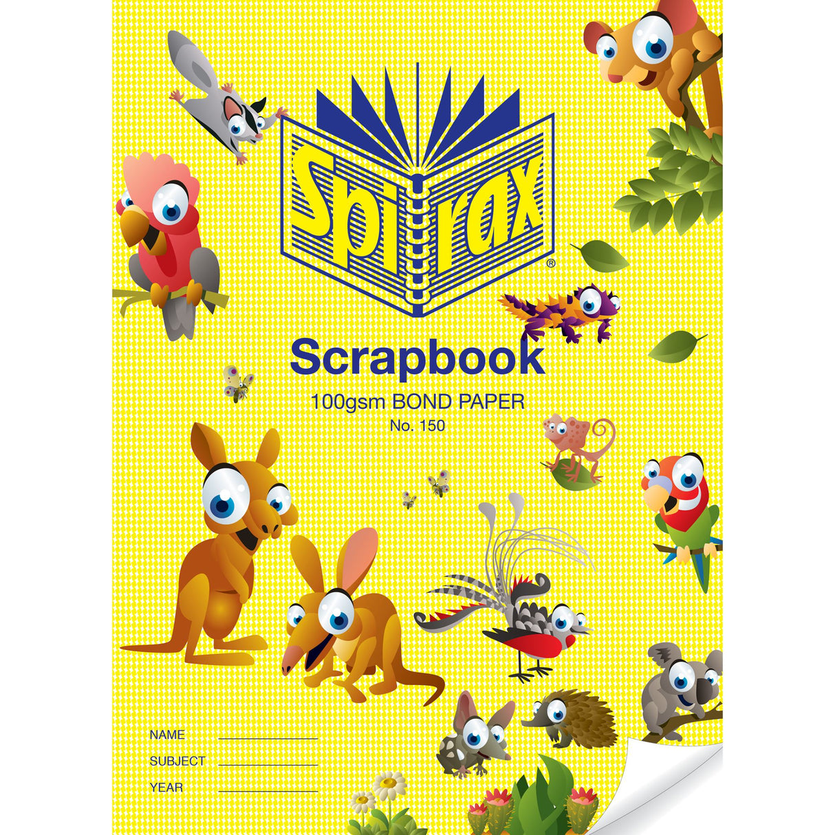 SPIRAX 150 SCRAPBOOK 64PG 100GSM- (Pack of 10)