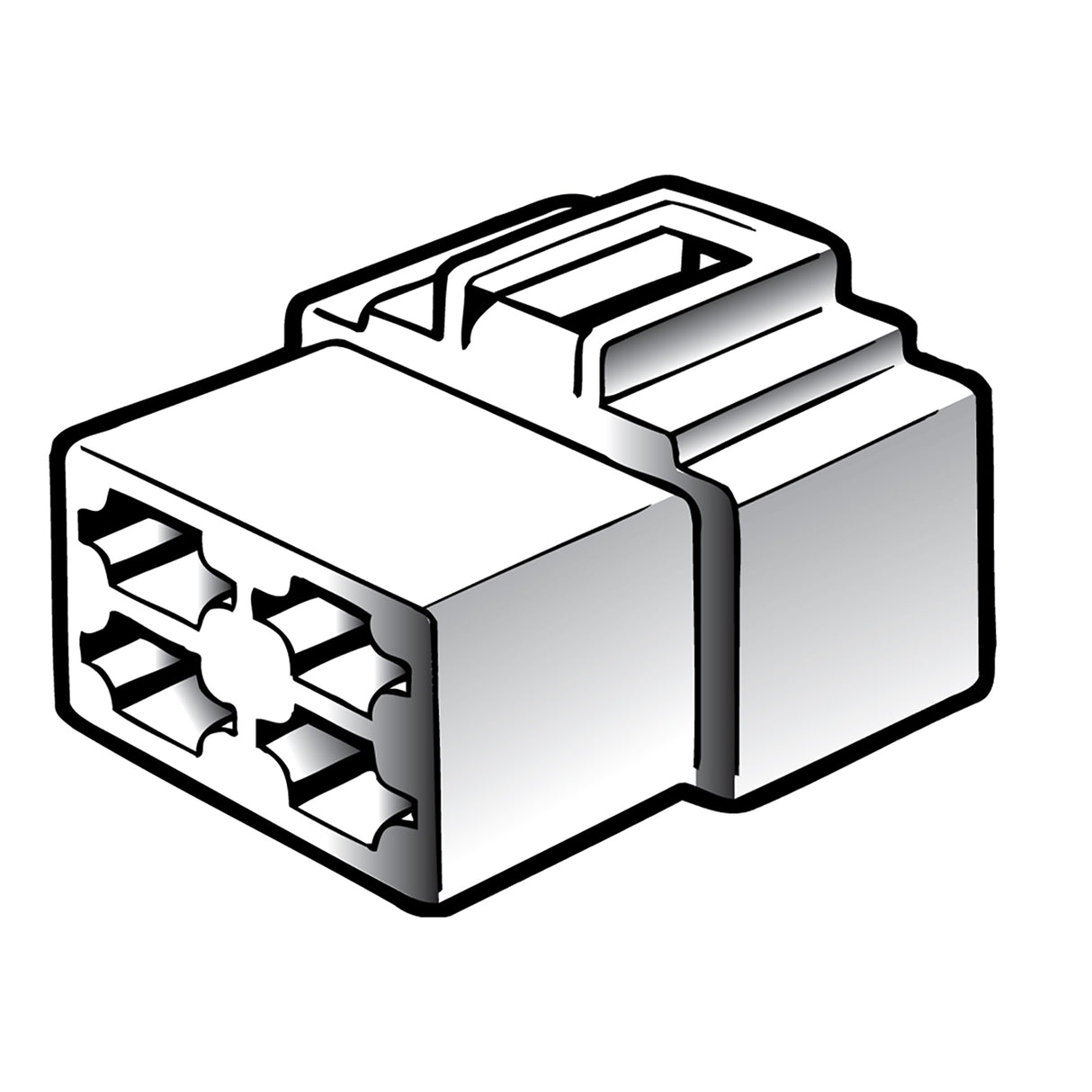 Narva - Connector Q/C Housing/Terms Fm (56264)