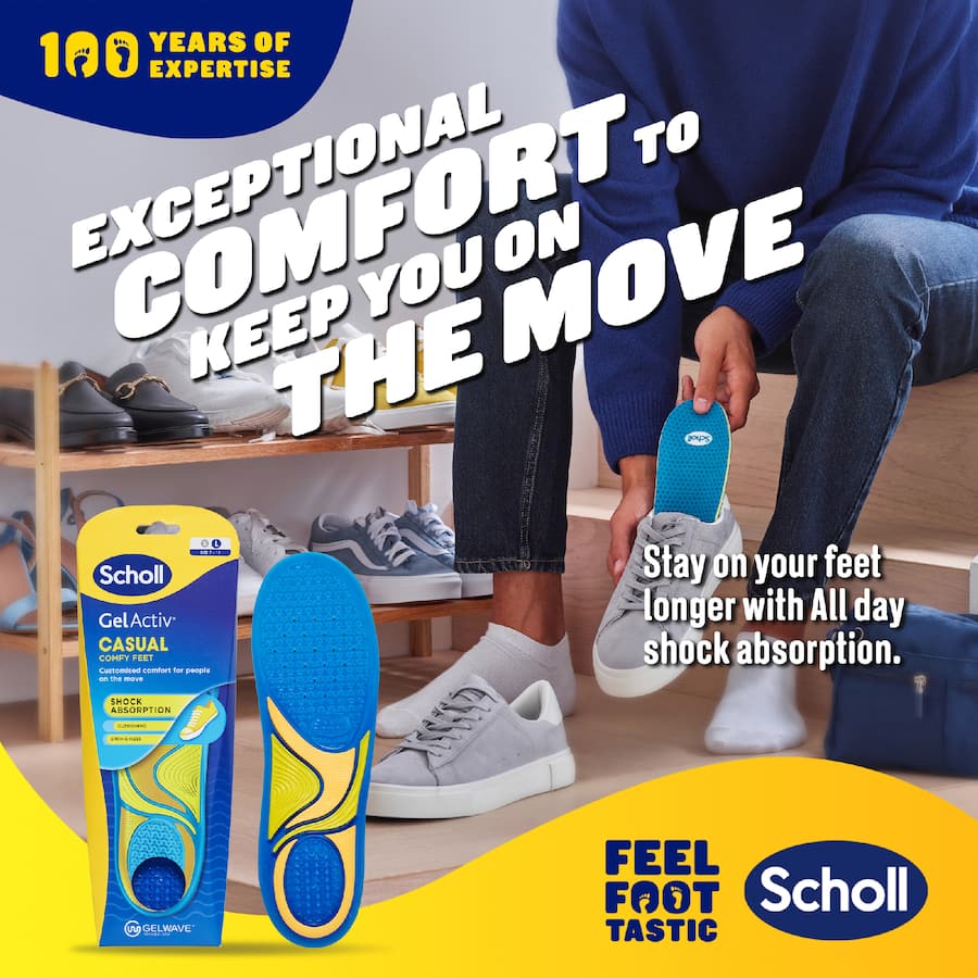 Scholl Gel Activ Insoles Casual Large - 1 pair