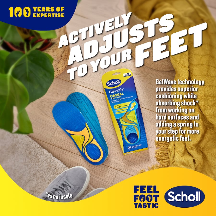 Scholl Gel Activ Insoles Casual Large - 1 pair