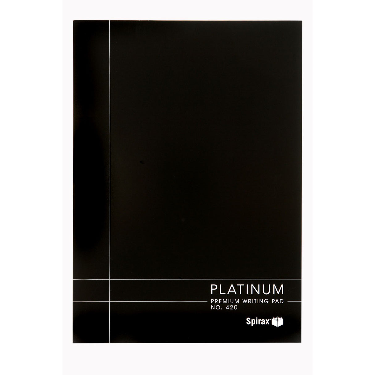 Spirax 420 Writing Pad Platinum - White A4 100 Page