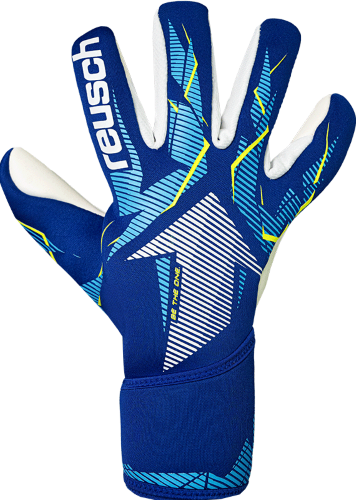 Gloves  - Reusch Fastgrip Advance Junior - Sharp Blue/White - Size 7