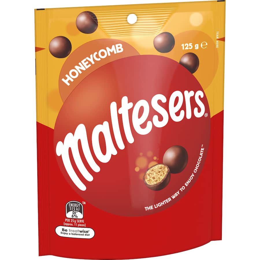 Maltesers Chocolate Honeycomb Milk 125g