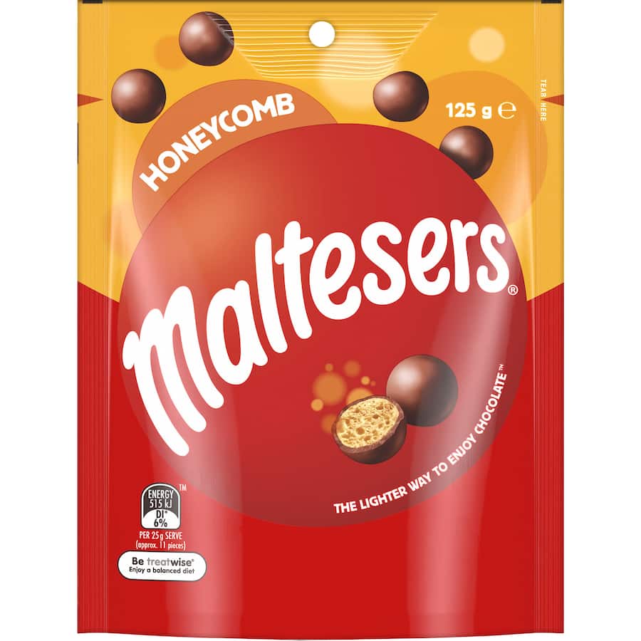 Maltesers Chocolate Honeycomb Milk 125g