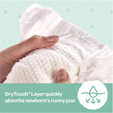 Huggies Newborn Nappies Boys & Girls Up To 5kg Size 1 108pack