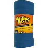Toasty Blanket Polar Fleece Throw Assorted Each