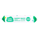 Little One's Nappy Bags Odour Neutralising 200pack