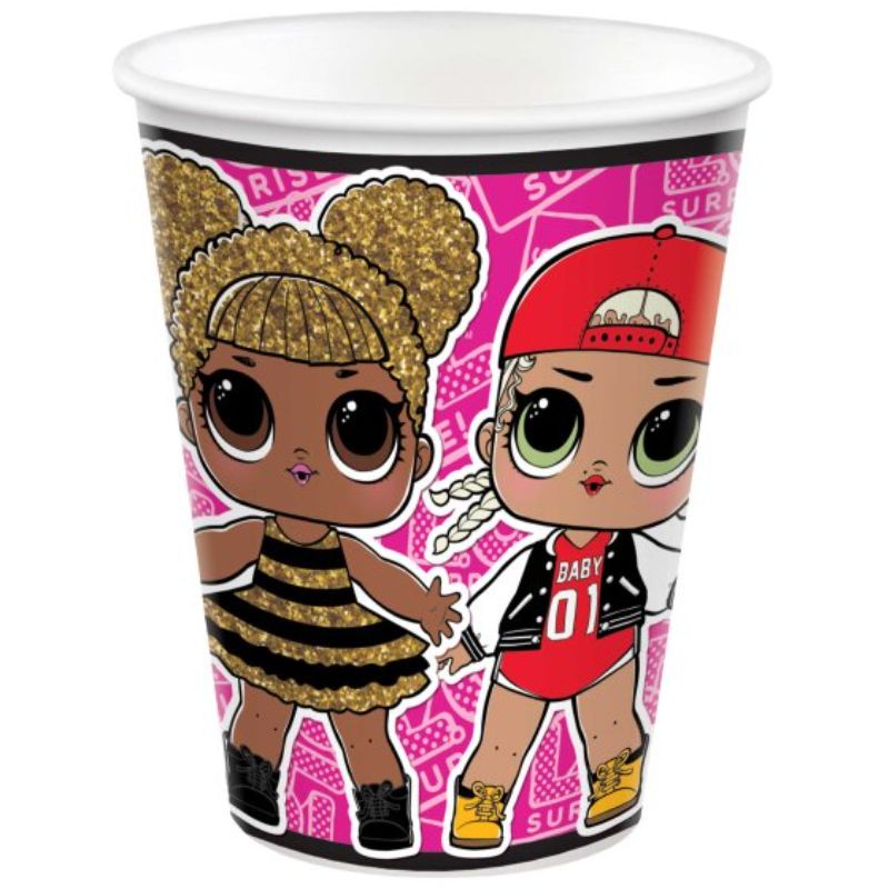 LOL Surprise Together 4EVA 266ml Paper Cups - Set of 8