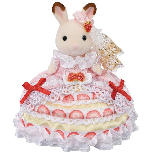 Sylvanian Families Play Set - Freya's Birthday Celebration Strawberry Cake Decoration