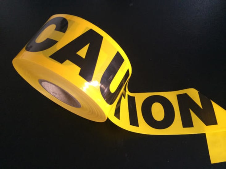 CAUTION WARNING TAPE-300mx100mm (Roll)