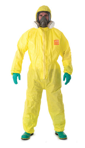AlphaTec 3000 Coverall Yellow S-2XL (Each) - Yellow (Size: M)