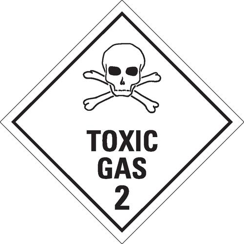 Toxic Gas 100 x 100mm (500 Roll)