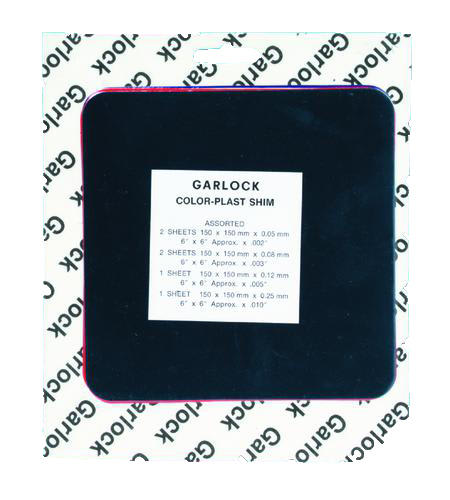 Garlock Color-Past Shim Set Assortment 152X152mm