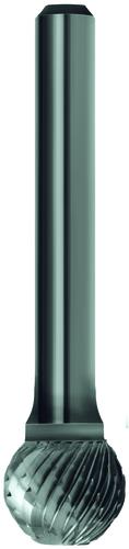 Sutton Double Cut Ball Shape Carbide Burrs 6mm Shank