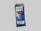 Cabac Nylon Cable Ties UV Black 200 X 4.8MM 100
