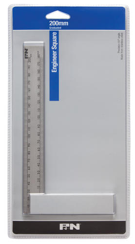 P&N S/S Precision Engineers Square Graduated 200mm