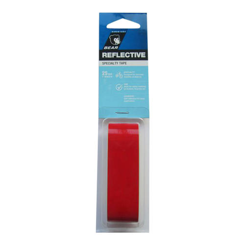 Bear Reflective Tape Red 25mm x 1m (Roll)