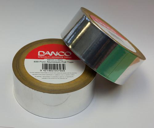 Danco 830 Aluminium Foil Tape 72mm x 45m 1 (Roll)