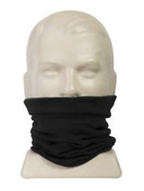 Merino Neck Warmer, Black, BMNECK2