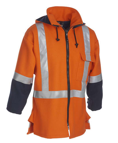 TTMC Roadie Wool Coat, 1017RC - Orange/Navy - L