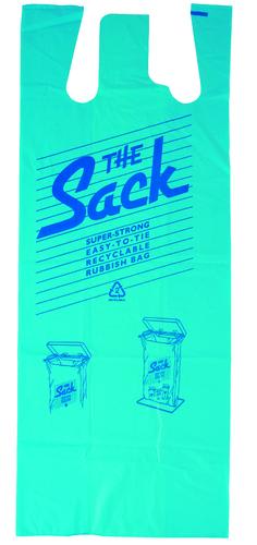The Sack Large Blue Rubbish Bag 385 x 240 x 1000mm 100 (Pack)