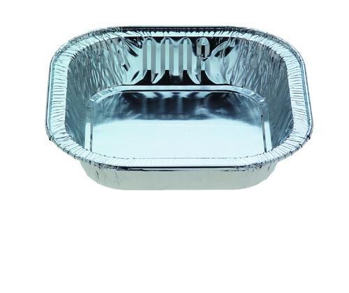 Confoil 6213 Foil Tray Shallow Square Sweet Dish 130 x 130 x 27mm 1200/case