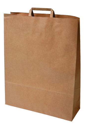 Recycled #60 Flat Fold Handle Carry Bag 300 x 240 x 100mm 200 (Case)