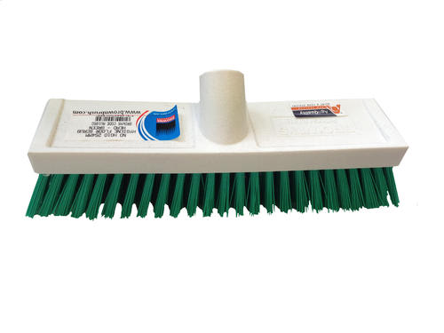 Browns Deck Scrub Brush Head Screwfit Green Fill 254mm (Each)