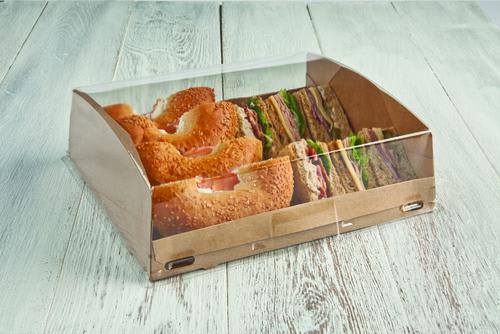 Vizione Foodpack Lid Large 270x236x86mm 125/Case (Case)