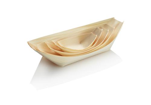 Wooden Dish /Sauce Boat 6x5x2cm 100/Pack (Pack)
