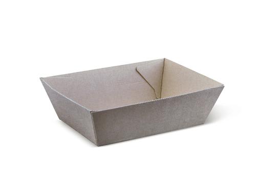 Detpak Endura Kraft Food Tray #1 131x91x50mm 500 (Case)