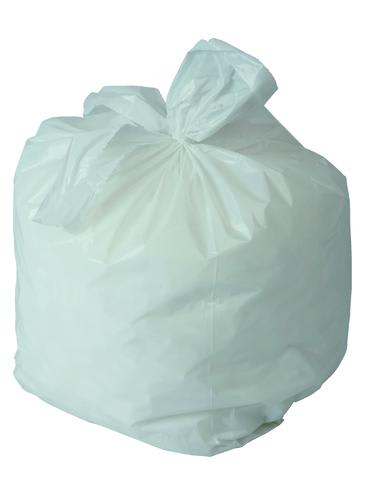 Kitchen Tidy Liner 25mu White 450 x 510mm 30 (Roll)