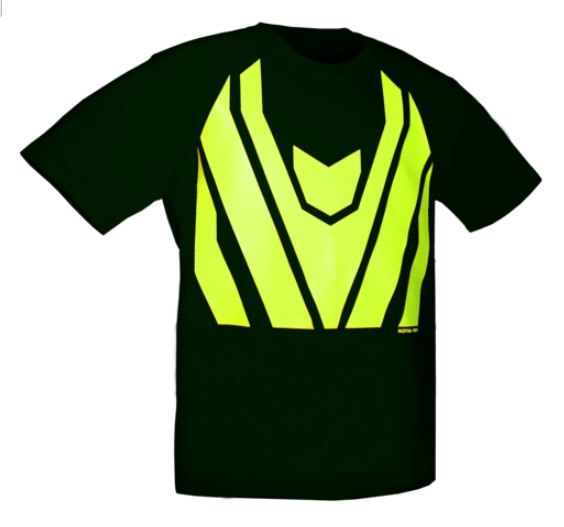 Glow Gear Cotton Workbrite T-Shirt - Green (Size: M)
