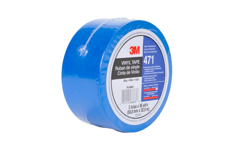 3M Vinyl Tape 471 Blue 50mm x 33m (Roll)