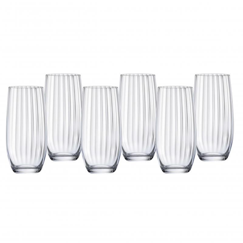 Bohemia Waterfall High Ball Set/6 350ml